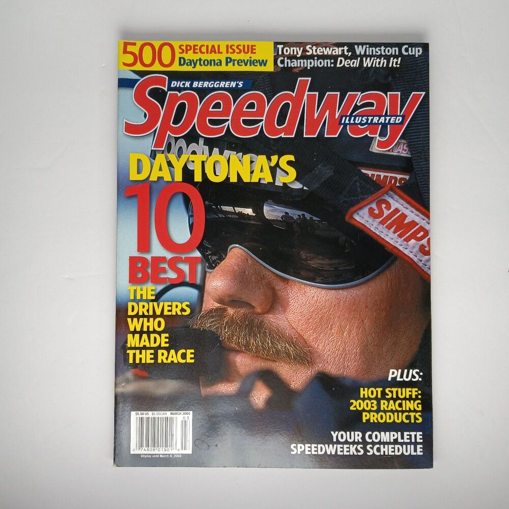 Speedway Illustrated March 2003 Daytona's 10 Best 500 Special Issue